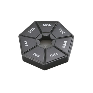 Mini Small Portable Travel Vitamin Pill Box Pills Cases Container Organizer Storage Tablets 7 Days Grids Medicine Fish Oils Apsilon
