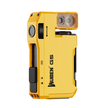 WUBEN G5 Rechargeable EDC Flashlight, 400 Lumens Dual Light Sources Mini Flashlight with RGB Light, Portable Pocket Flashlights Apsilon