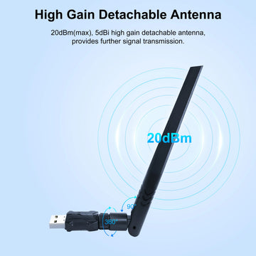 GIRIER ZigBee 3.0 Dongle USB Gateway, Universal ZigBee Gateway with Antenna Compatible with Home Assistant OpenHAB ZigBee2MQTT Apsilon