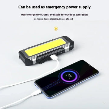 Waterproof with Magnet Flashlight Portable COB Work Light LED 4000mAh Flashlights Multimode 18650 Camping Torch Light Apsilon