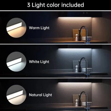 LED Motion Sensor Light Night Light Wireless USB Under Cabinet Light For Kitchen Cabinet Bedroom Wardrobe Sensor Indoor Lighting Apsilon