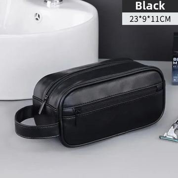 Multi Pockets PU Toiletry Bag For Women Men Travel Essentials Makeup Bags Waterproof Hanging Bag Cosmetic Washing Organizer Bag Apsilon