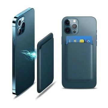 For Magsafe Magnetic Leather Wallet Case For iPhone  17 16 15 14 13 12 11 8  Samsung Huawei Card Holder with Magnet Covers Apsilon