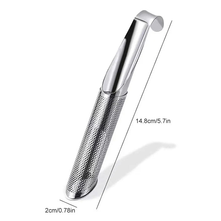 Portable Home Tea Accessories Filter Stainless Steel Tea Maker Piping Design Tea Spoon Brewer Long Handle Metal Creative Cup Apsilon