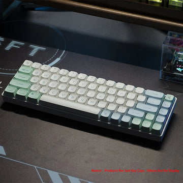 135 keys Ice Crystal Mint Keycaps Profile XDA PBT Dye-Sub Key Cap for Cherry MX Switch DIY Layout Ducky Mechanical Keyboard Cap Apsilon