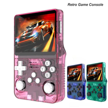 BOYHOM 256G/128G/64G R36S ARKOS 2.0 Retro Handheld Game Console 3.5'' IPS screen,Portable Pocket Game Player for  children gift Apsilon