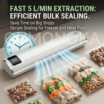 Portable Vacuum Sealer for Food Kitchen Gadgets Degasser Home Appliance Compressor Plastic Bag Sealer Vacuum Packaging Machine Apsilon