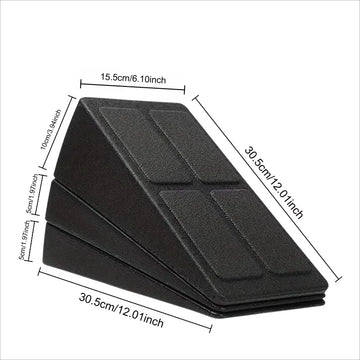 3Pcs/Set Yoga Bricks Squat Wedge Blocks Block Ramp Deadlift Slant Board Adjustable Non-Slip Calf Foot Stretcher For Exercise Gym Apsilon