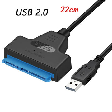 SATA to USB 3.0/2.0/Type-C Adapter Sata Cable Up To 6 Gbps Support 2.5 Inch External HDD SSD Hard Drive 22 Pin Sata III Cable Apsilon