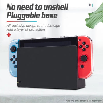 Suitable For Nintendo Switch High Transparency Pc Protective Case Game Console Handle Full Package Ultra Thin Split Protective Apsilon