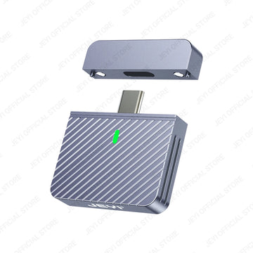JEYI 2230 M.2 NVMe SSD Enclosure-USB 3.2 (10Gbps)Aluminum Enclosure with Magnetic Protective Cover,Direct-plug Design,TYPE-C Apsilon
