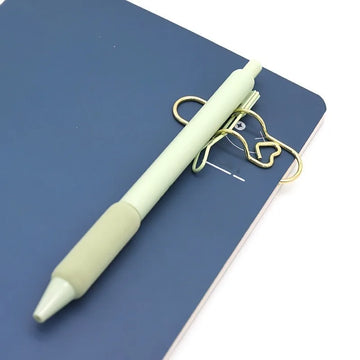 4 multifunctional pen clip pen hanging love paper clip pen button notebook accessories fixed seat pen clip Apsilon