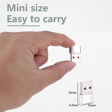 Mouse Jiggler Undetectable Automatic Mover USB Port Undetectable Automatic Shaker Keeps Computer Awake Simulate For PC Laptop Apsilon