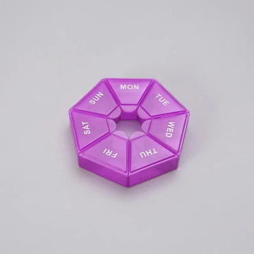 Mini Small Portable Travel Vitamin Pill Box Pills Cases Container Organizer Storage Tablets 7 Days Grids Medicine Fish Oils Apsilon