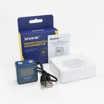 SHAHE Digital Electronic Level and Angle Gauge(Magnetic Base & LCD Display) for Woodworking and Accurate Table/Miter Saw Apsilon