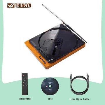 Wooden HIFI CD Player Bluetooth 5.1 Digital Optical Output USB Lossless Playback Wooden CD Music Player Infrared Remote Control Apsilon