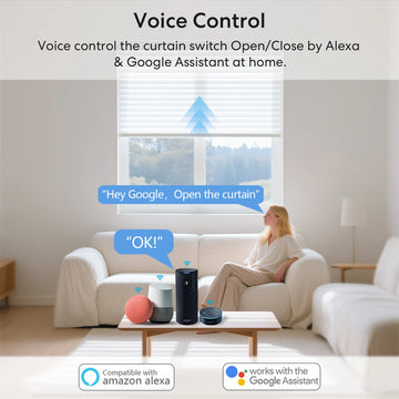 LoraTap Tuya Smart Life Roller Shutter Blinds Switch Relay Module Remote Control Timer Voice Control by Google Home Alexa Apsilon