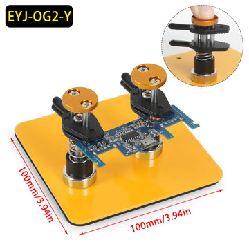 NEWACALOX Magnetic Helping Hand Soldering Third Hand Tool with Alligator Clips Flexible Metal Arms Electronic Repair Tool Apsilon