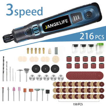 JANGKLIFE USB Cordless Rotary Tool Kit Woodworking Engraving Pen DIY For Jewelry Metal Glass Mini Wireless Drill Apsilon