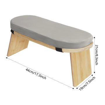 Foldable Meditation Bench Kneeling Meditation Stool for Home Kneeler Meditations Yoga Prayer Coffee/Gray/Green Apsilon