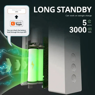 Zemismart Zigbee Smart Roller Shade Driver Electric Blinds Motor Power By Battery Works with Tuya Alexa Google Home Yandex Voice Apsilon