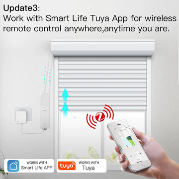 ZigBee Smart DIY Motorized Roller Blinds/Shades Drive Motor Hub Tuya Smart Life APP Alexa Google Home Voice Control Apsilon