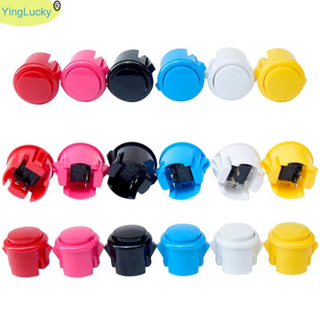 100 pcs Arcade buttons 30mm 24mm copy sanwa buttons DIY arcade joysticks parts Arcade video game console accessories Apsilon