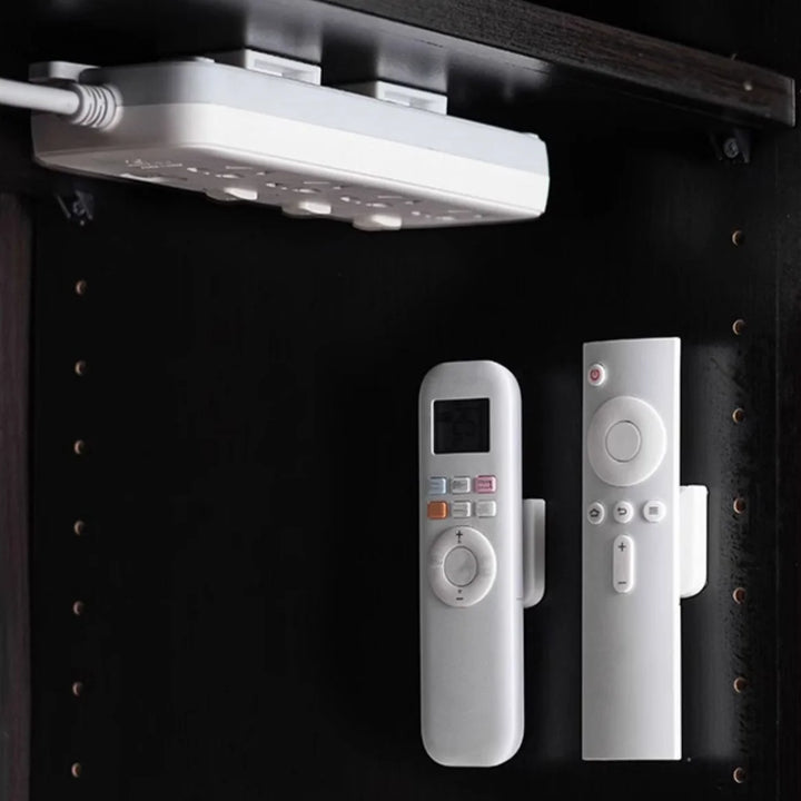 2/4/6 remote control magnetic storage hooks for home remote control storage wall mounted adhesive magnetic hooks
