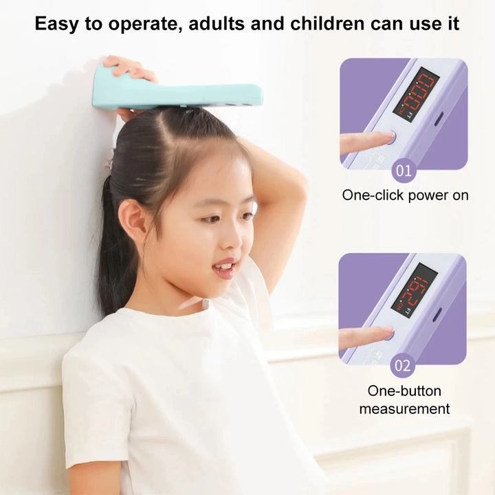 Ultrasonic Digital Height Measuring Ruler High Accuracy Portable Height Measuring Device Electronic Height Ruler for Children Apsilon