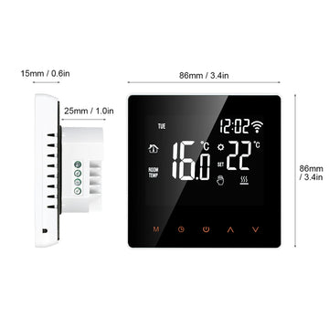AVATTO WiFi Smart Thermostat,16A Electric Floor Heating 3A Water/Gas Boiler Temperature Remote Controller For Tuya Google Home Apsilon