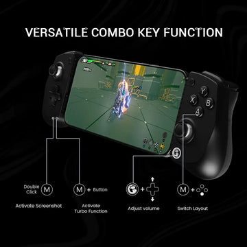 For GameSir X5 Lite Mobile Gaming Controller for Android & iPhone Hall Effect Joystick, Lightweight Ergonomic Phone Controller Apsilon
