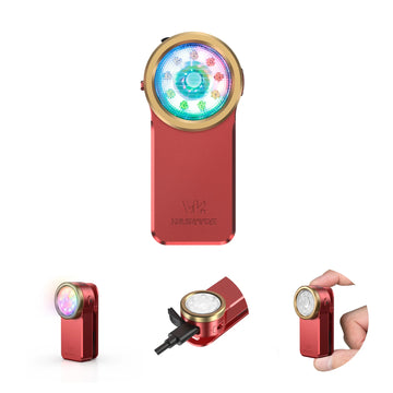 Wurkkos HD03 680LM Mini Clip Light USB Rechargeable Pocket Flashlight Spotlight/Floodlight Portable RGB Torch with Magnet Apsilon