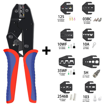 Pre Insulated Terminal Crimping Pliers Kit HS-30J HS-40J Clamp Cover/Multifunctional Brand Carbon Steel Crimping Pliers Apsilon