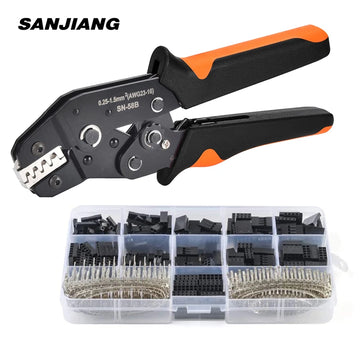 DuPont Terminals Crimping Tools SN-58B Plier Set XH2.54 SM Plug Spring Clamp For JST ZH1.5 2.0PH 2.5XH EH SM Boxed Connector Kit Apsilon