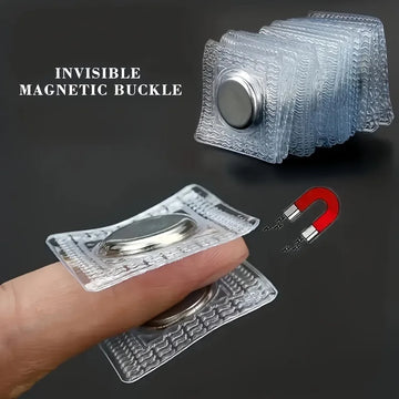 10-Pack Invisible Magnetic Snap Fasteners, 0.99cm Metal Sewing Buttons for Clothing and Bags Apsilon