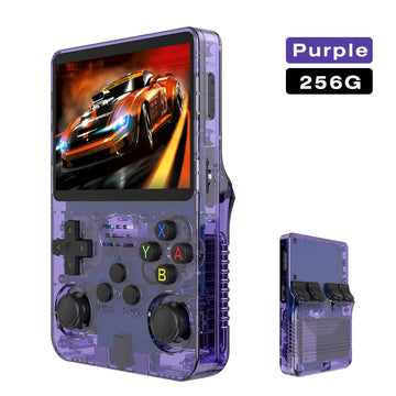 BOYHOM 256G/128G/64G R36S ARKOS 2.0 Retro Handheld Game Console 3.5'' IPS screen,Portable Pocket Game Player for  children gift Apsilon
