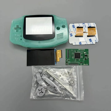 GBA IPS LCD No Cut Shell Required Easy to Install 2.9' IPS High Brightness LCD and Shell Kit for GameBoy Advance GBA Apsilon