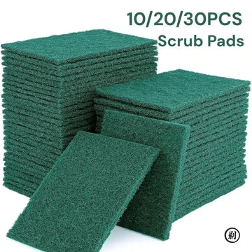 Grit-Free Scrub Pads, 10/30 Pcs - Scratch-Free for Non-Stick Pans, Multipurpose Reusable Kitchen Sponges for Dishes, Pots & Grea Apsilon