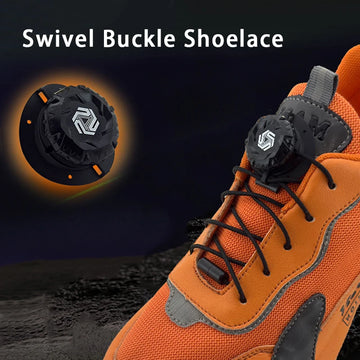 Fashion Swivel Buckle Laces Automatic Shoelace Without ties Kids Adult Sneakers No Tie Shoe laces Shoe accessories 1Pair/2Pair Apsilon