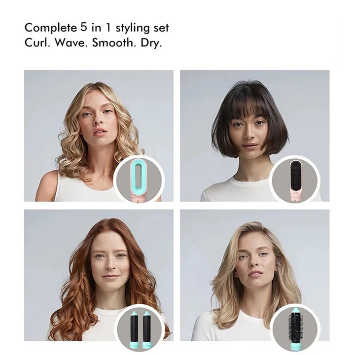 5 In 1 Multi Styler New Design Hair Dryer For Hair 5 in 1 hair styler With Curling Barrel Hot Air Brush Styling Tool MultiStyler