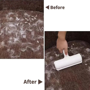Pet Hair Remover Roller - Dog & Cat Fur Remover with Self-Cleaning Base - Efficient Animal Hair Removal Tool - Perfect for Furni Apsilon