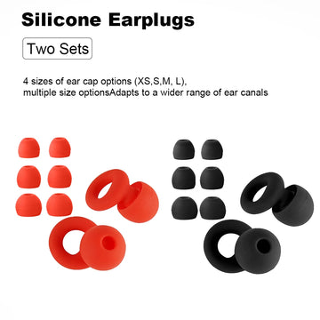 Silicone Earplugs for Swimming Sleep Noise Cancel Noise Reduction-Soundproof Reduce Disturbances -Quality loop Earplugs Apsilon