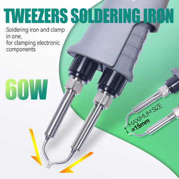 YIHUA 938D Portable Tweezers Soldering Station 110V 220V Soldering Iron Station Chip Desoldering Kit Set SMD Welding Equipment Apsilon