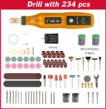 DIY Mini Rotary Tool USB Engraving Tool Dremel Tool Mini Grinder Machine Mini Wireless Drill Rechargeable Polishing Machine Apsilon