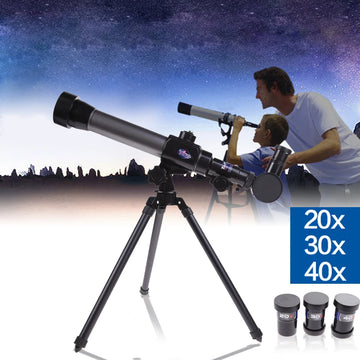 Children Science Astronomical Telescope  Monocular Introductory Teaching Aids High Powered Eyepiece 20X 30X 40X Apsilon