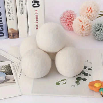 Clothes Wool Dryer Balls Laundry Tumble Dryer Balls Dryer Balls Laundry Softener Reusable Home Washing Machine Accessories Apsilon