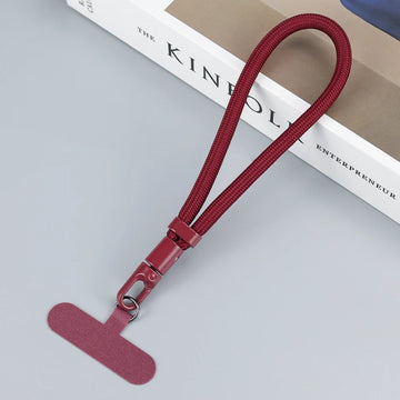 Universal Adjustable Mobile Phone Lanyard Short Wrist Strap with Self-locking Anti-drop Design Durable Polyester Phone Strap Apsilon