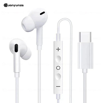 Wired Earphones Type c Earbuds for Apple Lightning Headphones with Line Iphone 5 6 8 7 Plus X XS MAX XR 10 11 12 13 14 Pro 15 16 Apsilon