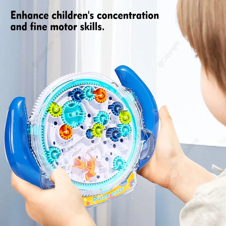 Intellectual Escape Maze Challenge, Maze Disk Gear Track Ball, Logic Training, Attention Enhancement, Children's Game Controller Toy, Parent-Child Interactive Hand-Eye Coordination Educational Toy, Holiday Gift Apsilon