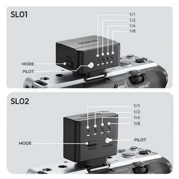 Ulanzi SL01 SL02 SL03 Mini Camera Flash Light SpeedLite GN8 6500K for Canon Sony Nikon Camera DSLR Vlog Live Outdoor Photography Apsilon
